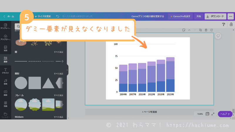 canvaグラフ-最大値の変え方-パソコン画面